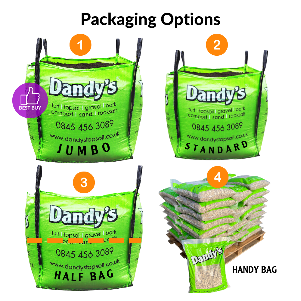 Dandy's Bulk Bags and small bags options