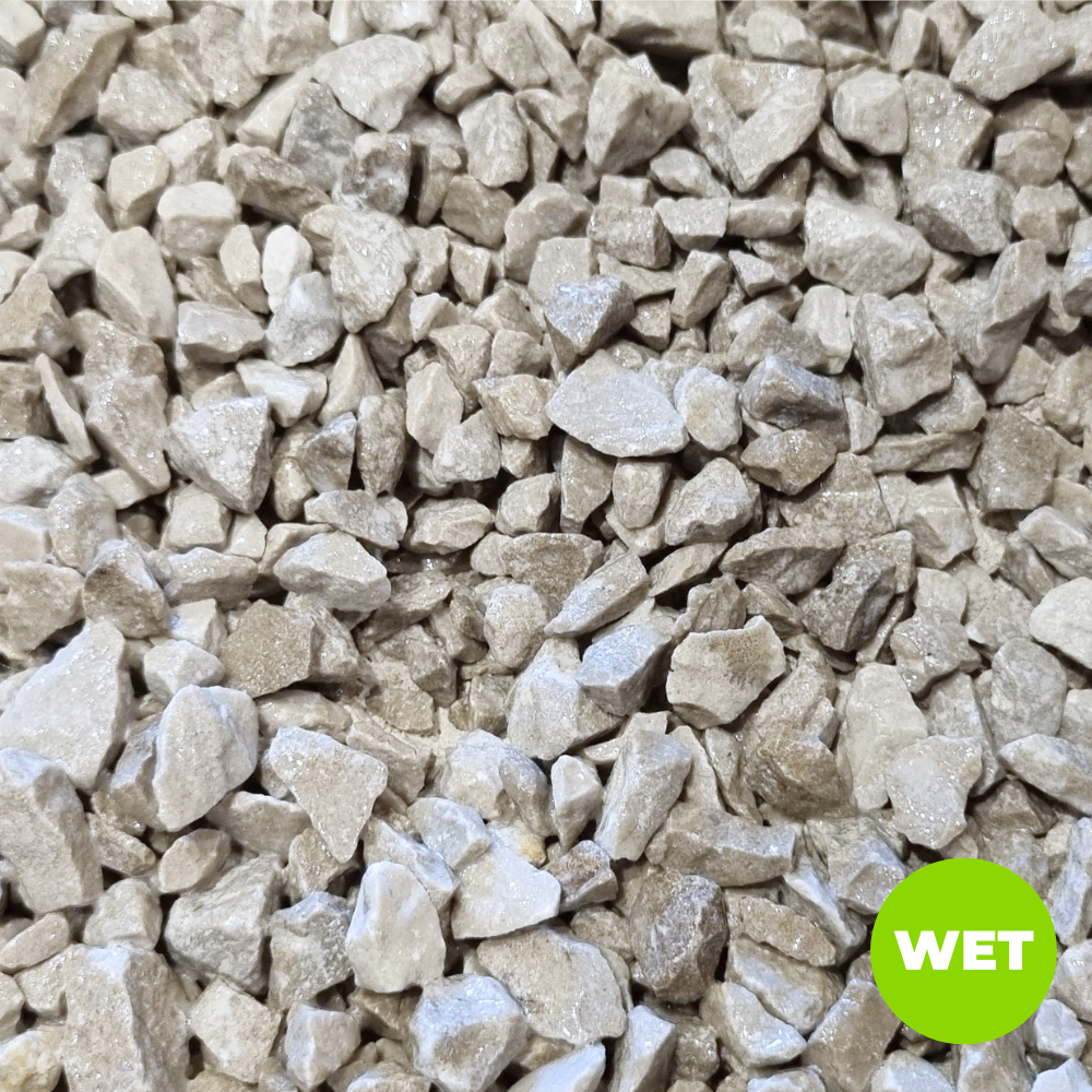 White Grey Limestone Gravel Chippings