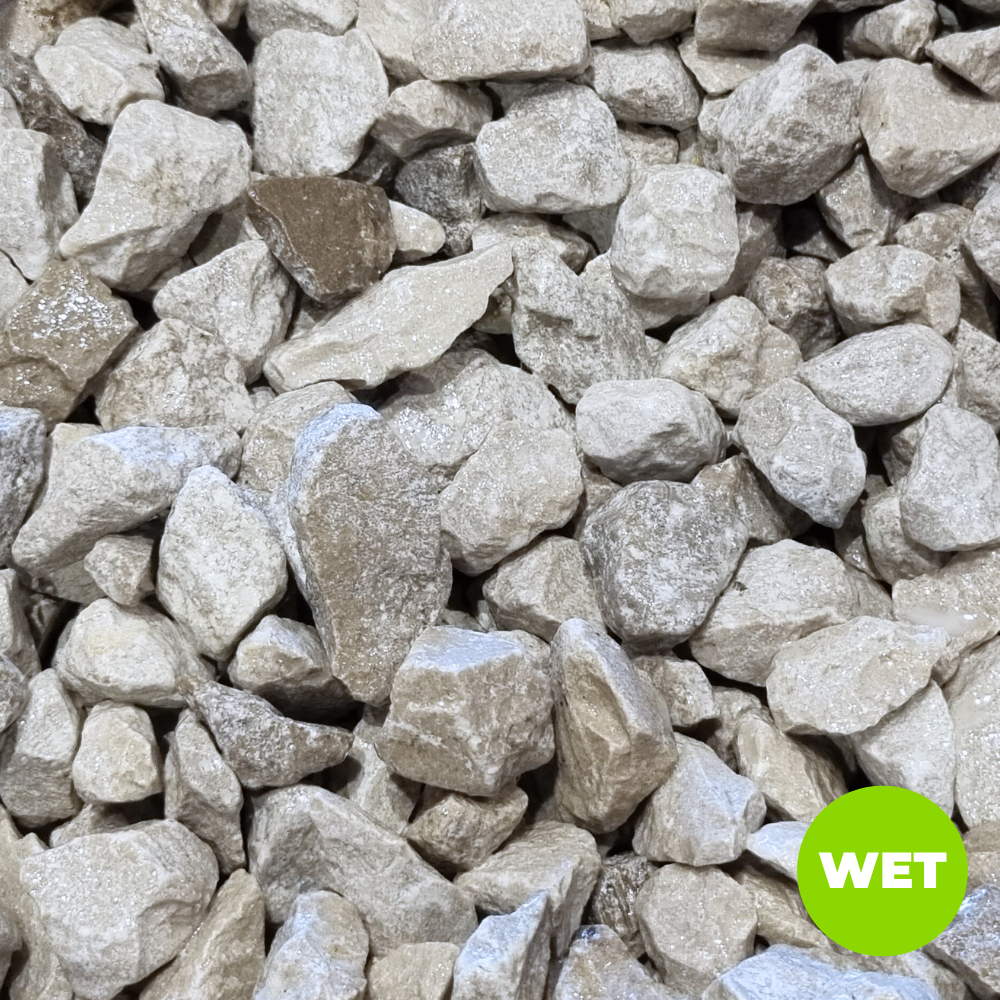 White Grey Limestone Gravel Chippings