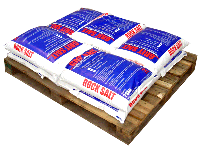 Brown Rock Salt, De Icing Grit.