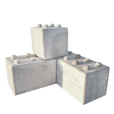 DandyBlox Concrete Blocks in three sizes